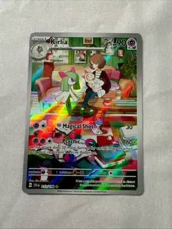 Pokemon TCG Kirlia Illustration Rare Scarlet & Violet 212/198 English Full Art - Image 1
