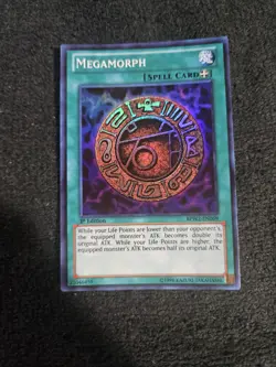 Yugioh Megamorph BPW2-EN069 Super Rare 1st Ed - Image 1
