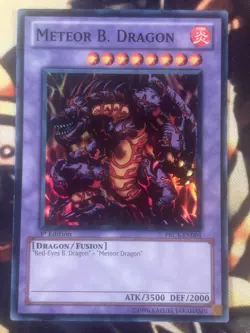 Yugioh: Meteor B. Dragon - PRC1-EN004 - Super Rare - 1st Edition - LP - Image 1