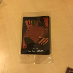 One Piece DF03 Devil Fruit Collection Vol 3 Promo Don Card &Red Sleeves Sealed - Image 2