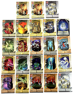 Bakugan Battle Brawlers Mixed Lot 23 Metal Magnetic Cards 23 Regular '08 & '09 - Image 3