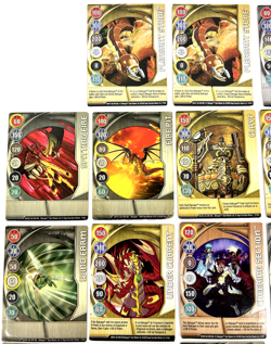 Bakugan Battle Brawlers Mixed Lot 23 Metal Magnetic Cards 23 Regular '08 & '09 - Image 4