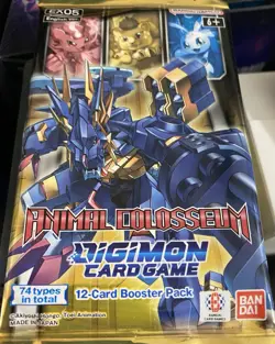Digimon English Trading Cards - Animal Colosseum EX05 - BOOSTER PACK [12 Cards] - Image 1