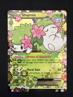 Shaymin EX XY148 Ultra Rare Black Star Promo Pokemon TCG Card - Image 1