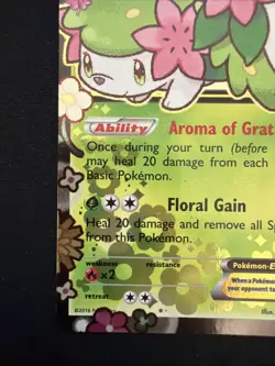 Shaymin EX XY148 Ultra Rare Black Star Promo Pokemon TCG Card - Image 4