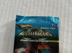 Hot Wheels AcceleRacers 15 Card Booster Pack Collectible Card Game 2 Pack Hazard - Image 2