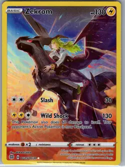 Zekrom TG05/TG30 Brilliant Stars Trainer Gallery - Pokemon Card - NM - Image 1