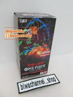 One Piece Card Game Booster Box Twin Champions OP-06 Japanese Sealed - Image 1