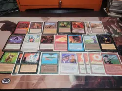 Assorted HP & Damaged Magic The Gathering Collection 150+ Cards Sleeve Playable - Image 1