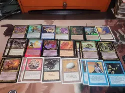 Assorted HP & Damaged Magic The Gathering Collection 150+ Cards Sleeve Playable - Image 2