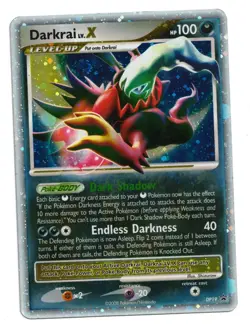 Pokemon Card: Darkrai LV. X DP19 Daimond and Pearl Black Star Promo Rare! GD - Image 1