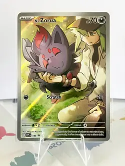 N's Zorua 189 Sv: Scarlet & Violet Promo Cards Holo NM - Image 1