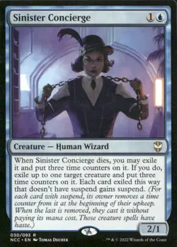 MTG Sinister Concierge - Streets of New Capenna - Rare - Magic the Gathering - Image 1