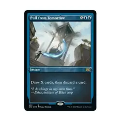 WOTC Double Masters 2022 Pull from Tomorrow (Foil Etched) (R) (Foil) NM - Image 1