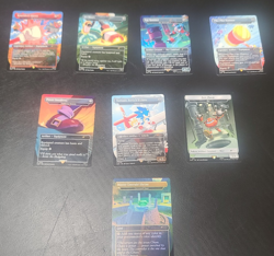 MTG Magic the Gathering Secret Lair x Sonic: Turbo Gear Non-Foil Opened - Image 1