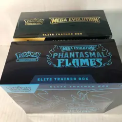 Pokemon Mega Evolution Lucario & Phantasmal Flames ETB Elite Trainer Box NEW Lot - Image 2