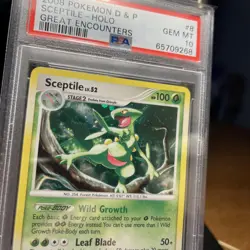 Pokemon Sceptile Great Encounters Holo Rare #8 PSA 10 Gem Mint - Image 2