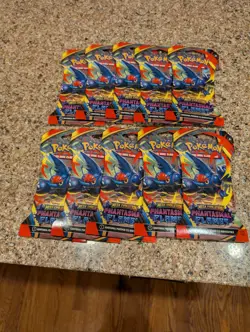 Pokemon Mega Evolution Phantasmal Flames Sleeved Booster Pack x10 🔥 - Image 1