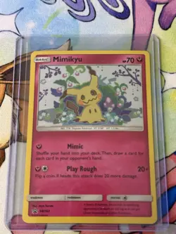 Mimikyu SM163 Pokemon Sun & Moon Black Start Promo NM Read Desc - Image 1