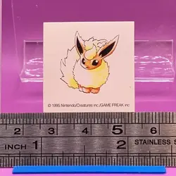 Flareon Pokemon Sticker Seal Nintendo TCG Vintage Japanese Very Rare #139 - Image 1