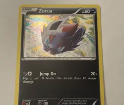 Zorua BW12 Black White Black Star Promo 2011 NM/ M Pokemon - Image 1