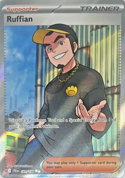 Pokemon Journey Together Sv09: Ruffian #181/159 (Full Art) - Lightly Played (LP) - Image 2