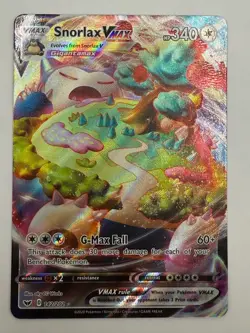 Snorlax VMAX 142/202 - Sword & Shield Base Alt Art Pokemon TCG - NM - Image 1