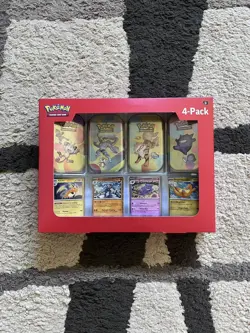 2 Pokemon TCG 151 Mini Tins 4 Pack + 4 Promos SEALED Sams Club Exclusive NEW - Image 5