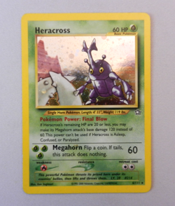 👾 2000 Pokemon Neo Genesis | HERACROSS #6 RARE HOLO | Great Condition! - Image 1
