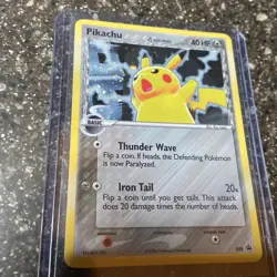 2006 Pokemon TCG Pikachu Delta Species Promo 035 Holo Black Star EX - Image 3