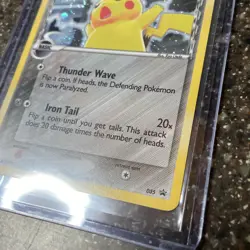 2006 Pokemon TCG Pikachu Delta Species Promo 035 Holo Black Star EX - Image 4