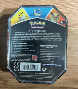 Pokemon TCG Eevee Evolutions Tin 2021 Vaporeon V NEW Sealed - Image 2