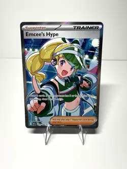 Emcee's Hype 220/182 SV10: Destined Rivals Pokemon TCG NM - Image 1