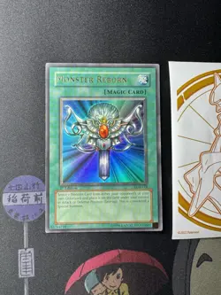 Monster Reborn LOB-118 1st Edition Ultra Rare NA English Legend Of Blue Eyes VLP - Image 1