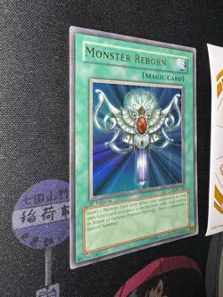 Monster Reborn LOB-118 1st Edition Ultra Rare NA English Legend Of Blue Eyes VLP - Image 3