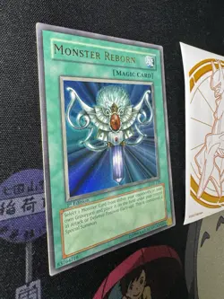 Monster Reborn LOB-118 1st Edition Ultra Rare NA English Legend Of Blue Eyes VLP - Image 5