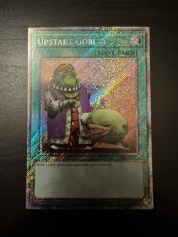 Yugioh! Upstart Goblin (Platinum Secret Rare) RA03-EN096 1st Ed NM - Image 1