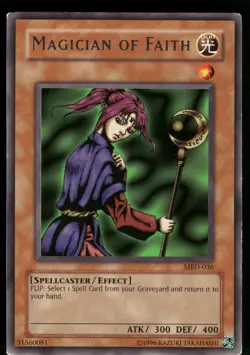 Yugioh! Magician of Faith MRD-036 Rare MP - Image 1
