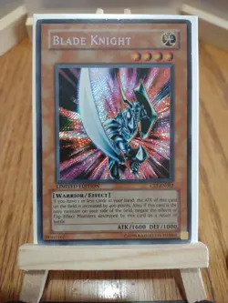 Yu-Gi-Oh Card Blade Knight Holo Limited Edition Collector's Tins CT1-EN002 TCG. - Image 1