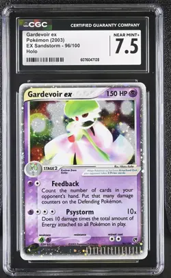 CGC 7.5 Gardevoir ex 2003 EX Sandstorm 96/100 Holo Pokemon Card - Image 1