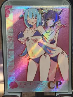 Azur Lane Crosswave Waifu Card Goddess Story Anime CP CP-003 Spicy - Image 1