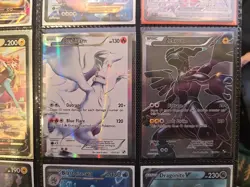 Pokemon TCG Reshiram 113/114 Zekrom 114/114 Black and White Holo Card LP - Image 3