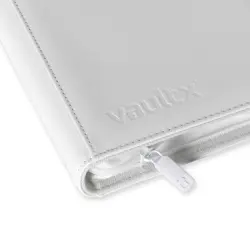 Vault X - 12 Pocket Exo-Tec Zip Binder -White Edition- Hold 480 Trading Card - Image 4