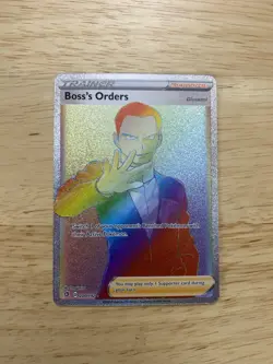 Boss's Orders 200/192 Rebel Clash Secret Rare Holo Pokemon Card - Image 1