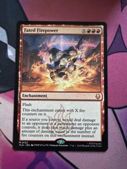 Fated Firepower TLA #132 - MTG Avatar: The Last Airbender Near Mint - Image 1