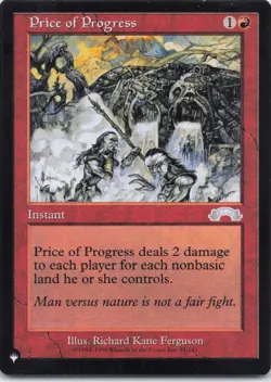 Price of Progress The List Regular Uncommon #95 NM MTG - Image 1