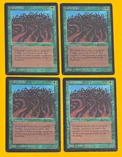 MTG WALL OF WOOD (x 4) Beta (OldManMTG 006-993) - Image 1