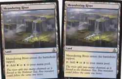 Meandering River Oath of the Gatewatch Land Magic the Gathering MTG x2 - Image 1