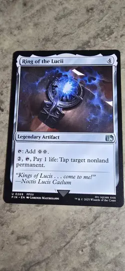 Ring of the Lucii Final Fantasy Regular Legendary Artifact Uncommon NM MTG - Image 1