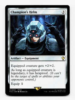 Champion's Helm [Commander: Final Fantasy] MTG Magic - Image 1